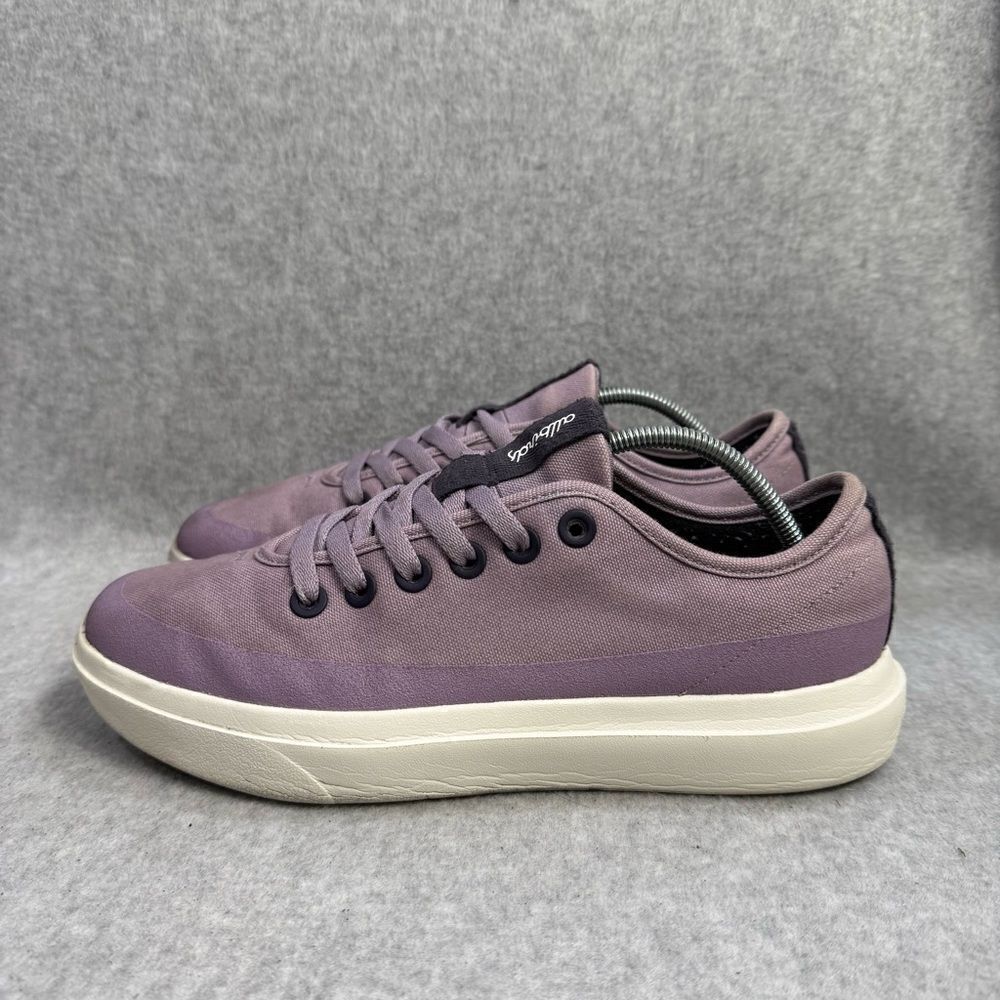Allbirds Womens Shoes 10 Canvas Pacers 2 CP2 Purple White Low Top Casual Sneaker
